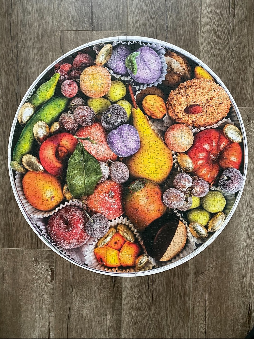 Piecework Puzzles “Sugarplum” Puzzle and Cookie Tin